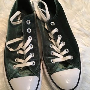Converse Women’s Green Velvet
